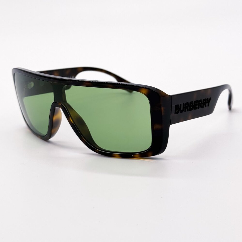 NEW BURBERRY BE4401U	3002/2 DARK HAVANA/GREEN MEN SUNGLASSES BURBERRY - Picture 8 of 11